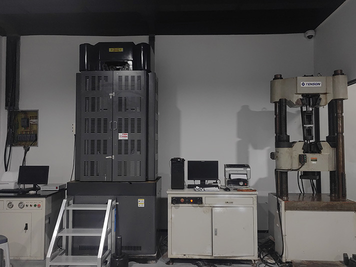 200 ton and 100 ton tensile strength testing